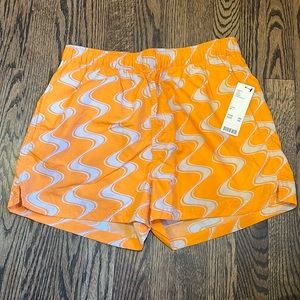 Men’s Orange Urban Outfitters Bathing suit. Brand new with tags. Size- Medium